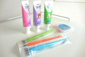 お子様の歯のフッ素塗布